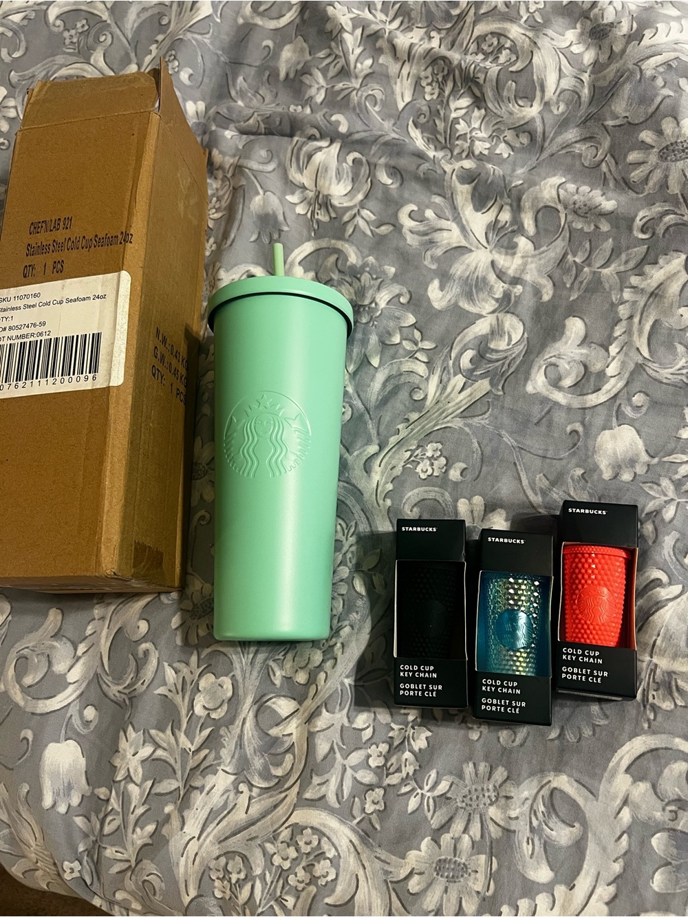 Starbucks Mint Green Cold Cup Tumbler